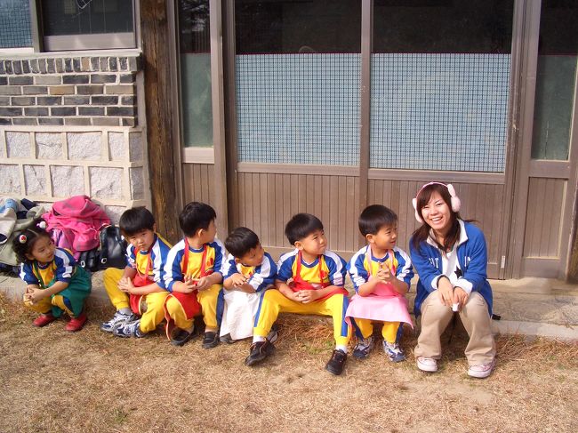 ＜幼稚園児＞<br />遠足で来ていた幼稚園児。