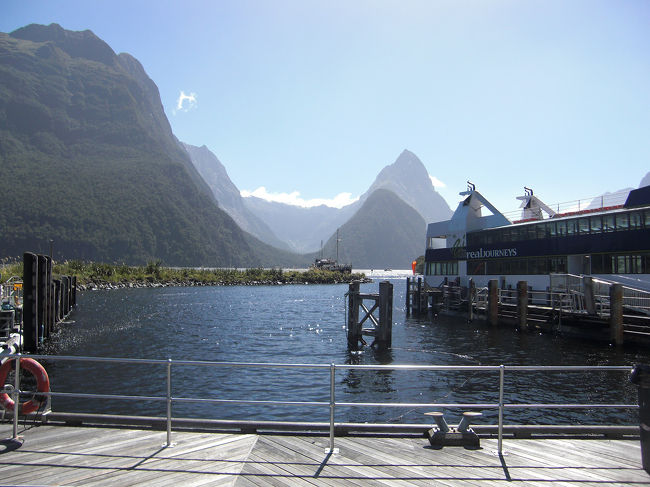 　ミルフォードサウンドの観光船乗り場