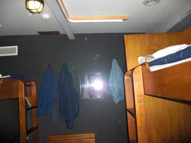 クルーズの船室（４人相部屋です）