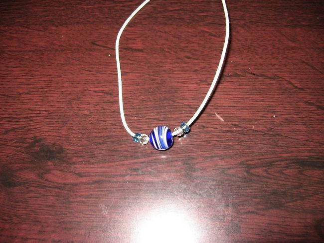 できあがったトンボ玉です。