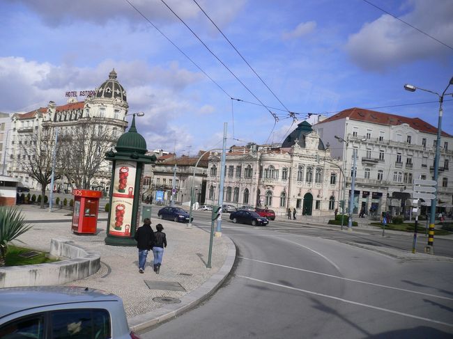 コインブラの中心部・ポンタジェン広場。
