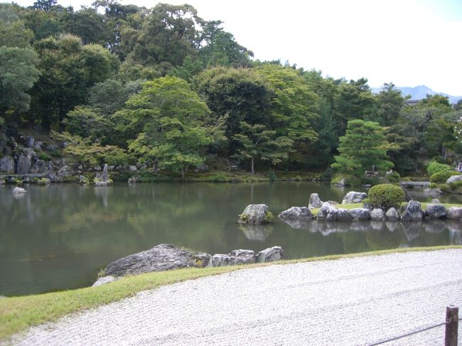 天龍寺曹源池☆<br /><br />めっちゃ綺麗〜♪<br /><br />癒されます◎