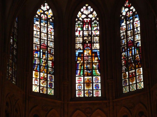 ここの内部にも素敵なステンドグラスがたくさん！