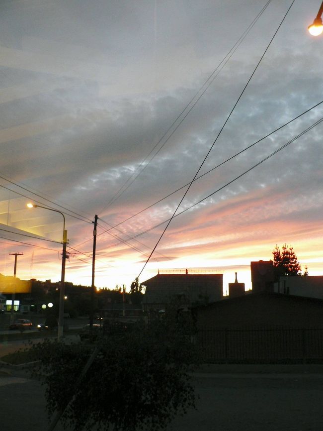 エル・カラファテの夕日。