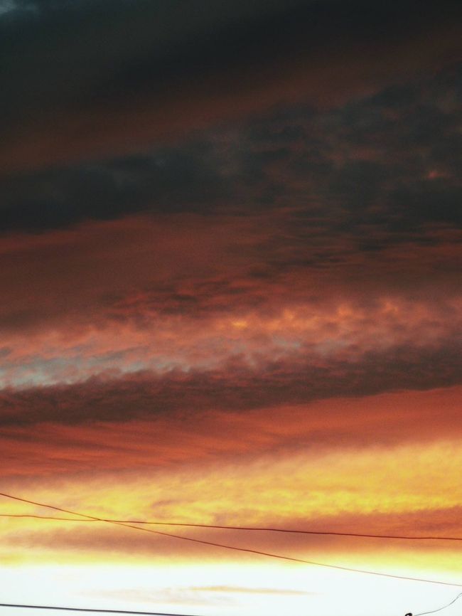 エル・カラファテの夕日。