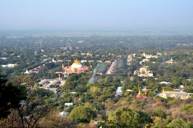 沢山のバゴダが一望です