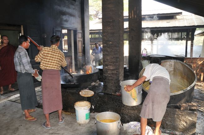 料理作りが既に始まっていました