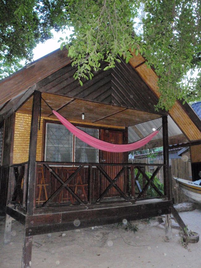 ハンモックがついたお部屋もあり。<br />