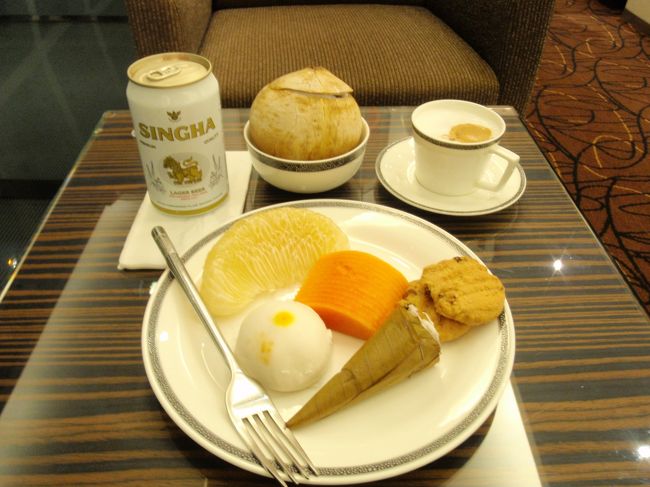 最後にラウンジにて。