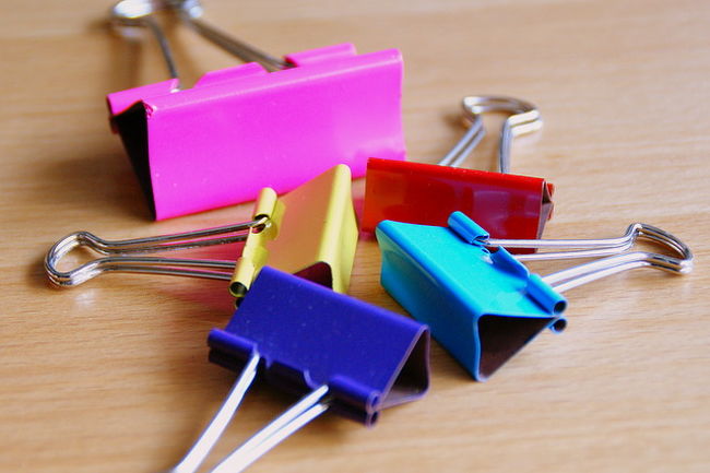 これも、文具屋さんにあったクリップ。