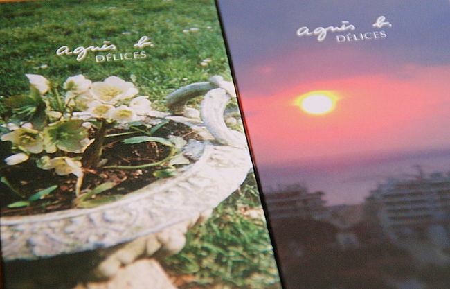 時代廣場の｢アニエスb.デリス｣で買った、<br />パッケージがかわいいチョコレート。<br /><br />左がピスタチオ、右がチーズ味。