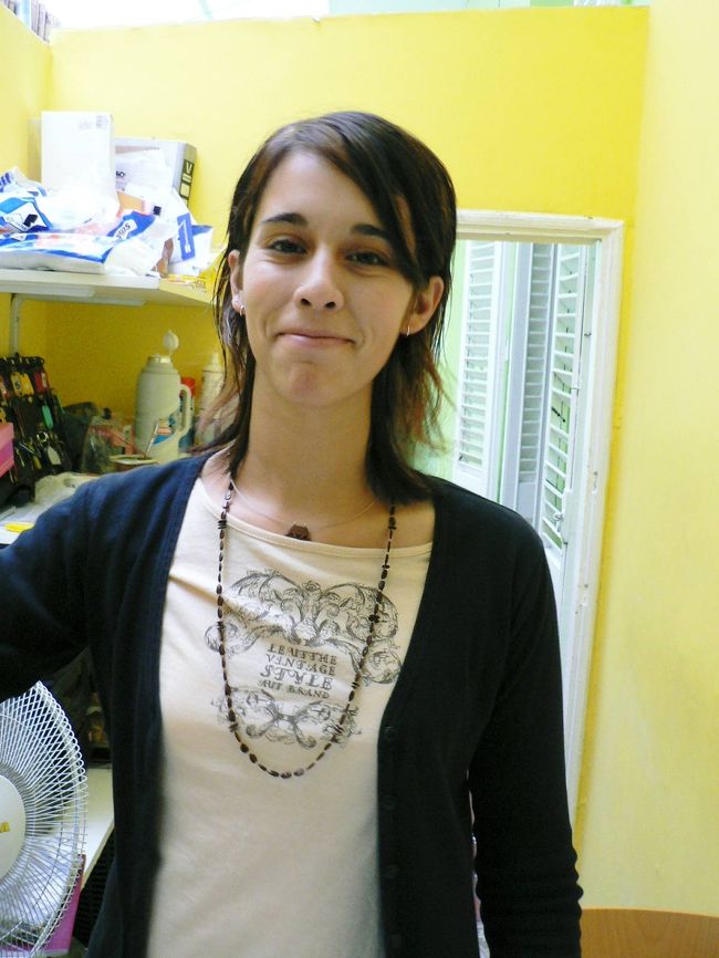 ホステルのスタッフ。<br /><br />