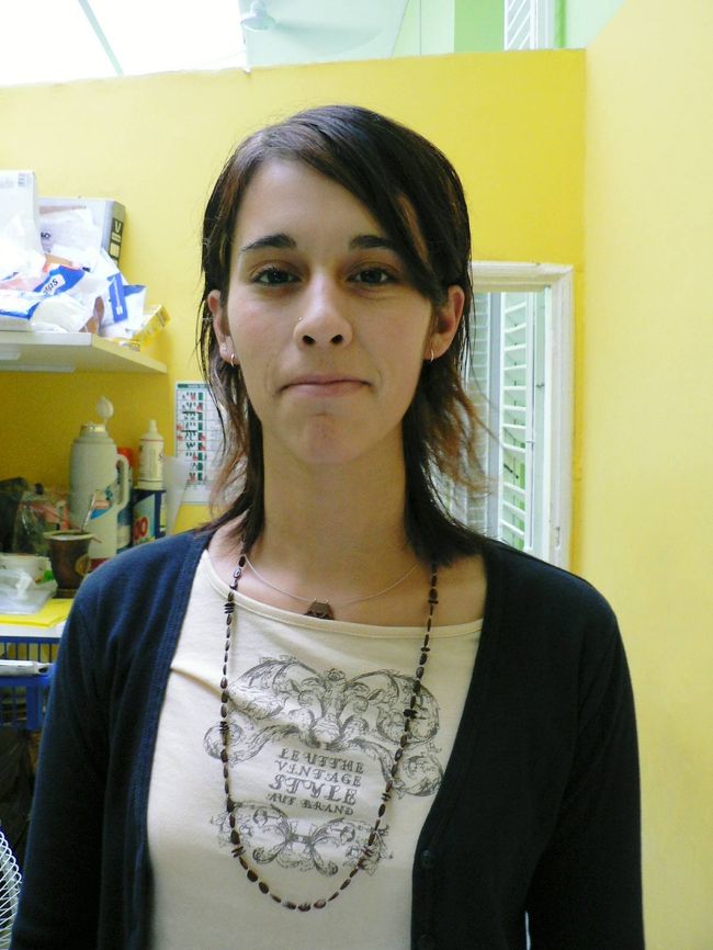 ホステルのスタッフ。<br /><br />