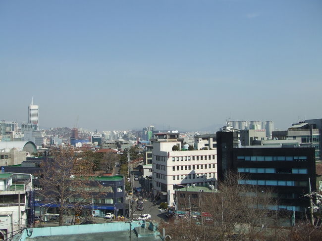 新羅免税店の屋上からの景色