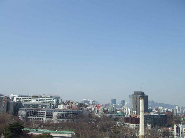 新羅免税店の屋上からの景色