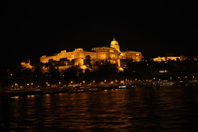 王宮がライトアップされています<br /><br />　建物だけを映し出し<br />　周囲に余計な明かりがない分<br />　いちだんと美しく感じました