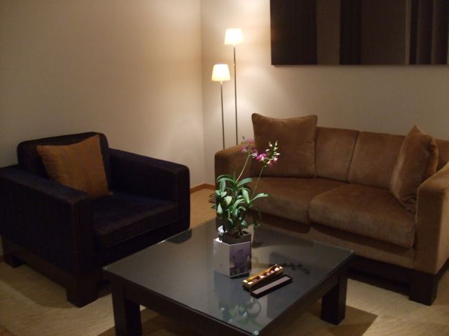 ホテルの部屋はリッチでした