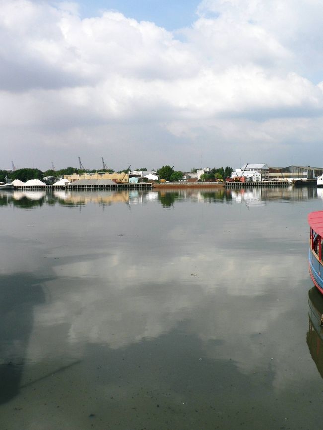 ボカ地区・カミニートの港の光景。<br /><br />
