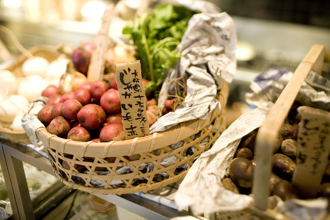 こんな感じで野菜がおいてあります。<br />