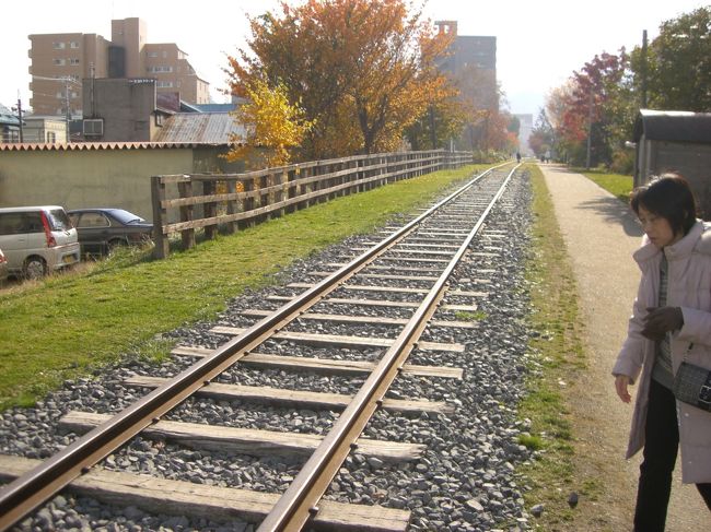 ４年前にも来てるけど、手庭線の線路！
