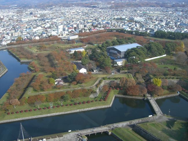 あのあと５時間ほどかけて函館まで移動し、<br /><br />五稜郭まできました♪