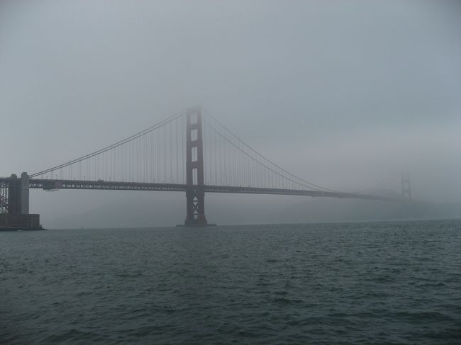 店から出てもまだ霧です。