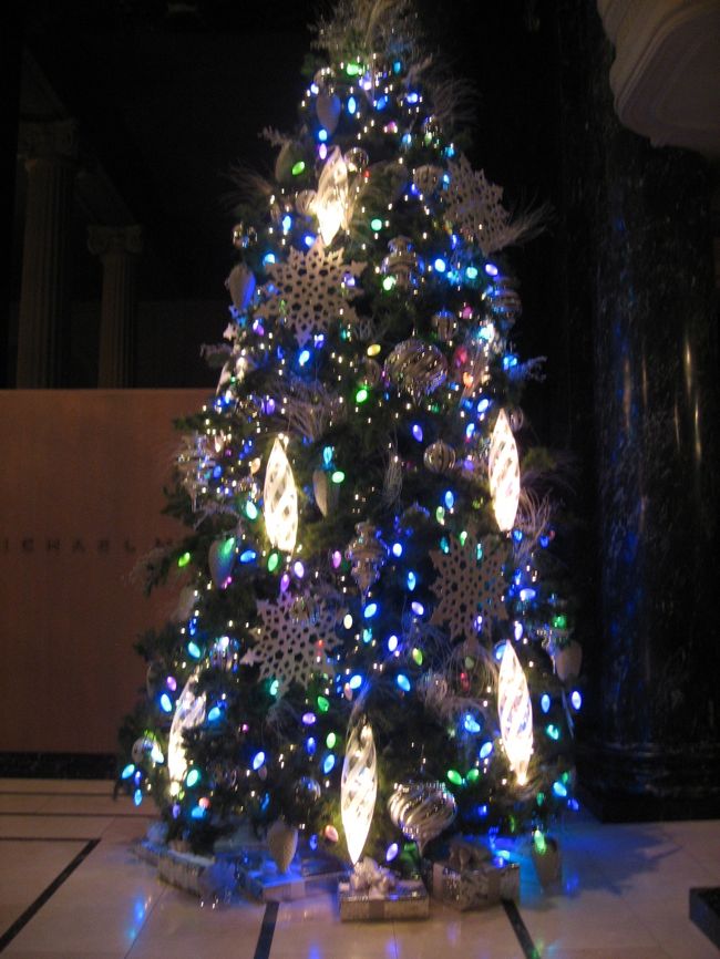 ホテルの中にあったクリスマスツリー<br />大人っぽくて素敵♪♪♪<br />帰る日には片付けられていたので、写真を撮っておいてよかった◎