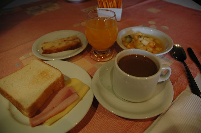 これは翌朝７時過ぎに食べた朝食