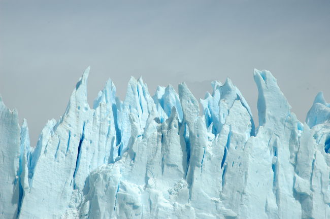 氷の尖塔セラックの造形美