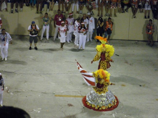 階段状になっているのですが、パレード中は誰も座らないのでかなり疲れました。１つのチームがすべて通過するのに８０分ほど。同じ音楽が流れているので、そのうちに飽きてきました。