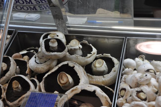 傘の内側が真っ黒なマッシュルーム？