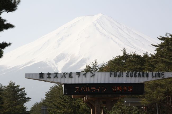 富士スバルラインゲートからの富士山
