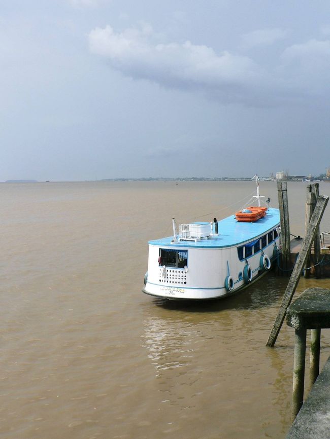 アマゾン河口の光景。