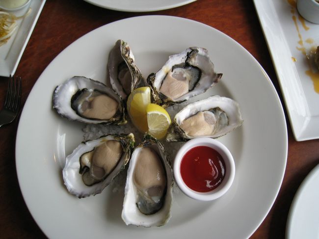 シーフードレストランで世界一と言われる「タスマニア・オイスター」素晴らしい味