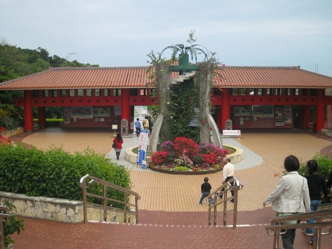 おきなわワールドです。<br />こちらの入場料もレンタカー会社のサービスで無料でした。<br />入場ゲート前でエイサーのショーを見ることができるのですが、これがよかった。<br />ダンサーの方たちの気合いが伝わってくる踊りで、素晴らしかったです。感動しました。<br />次回沖縄に来た時にも必ずこのエイサーだけは見に行こうと思います。<br />（入場はしないと思うけど）