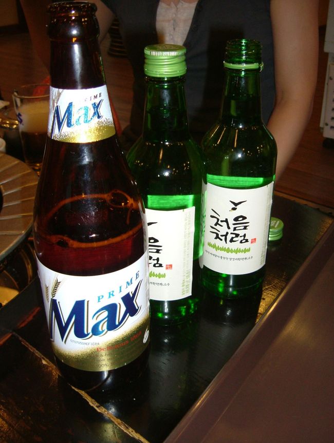 ７／１４　원조쌈밥집　このメンバー、飲みます・・・