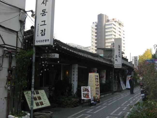 11/3...<br />ソウル・仁寺洞...<br />仁寺洞、裏通り...