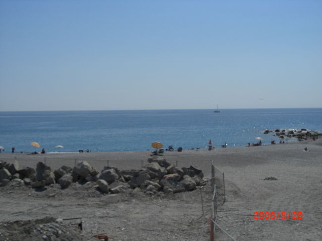 サンレモ−ニース間の車窓風景