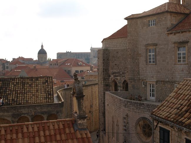 城壁より見た街。