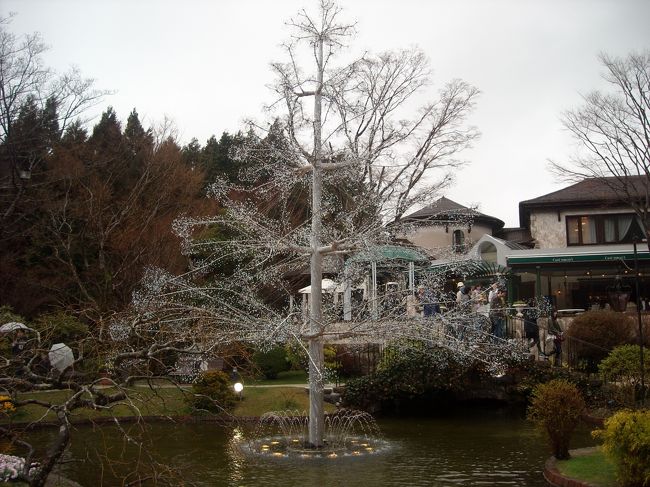 葉っぱがガラスでできています。<br />風が吹くたびに反射してなかなかグッド☆