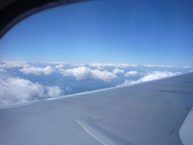 というわけで、陸地が見えてきました。<br />青い空が綺麗。<br />で、地面には美しい緑。（＾＾）