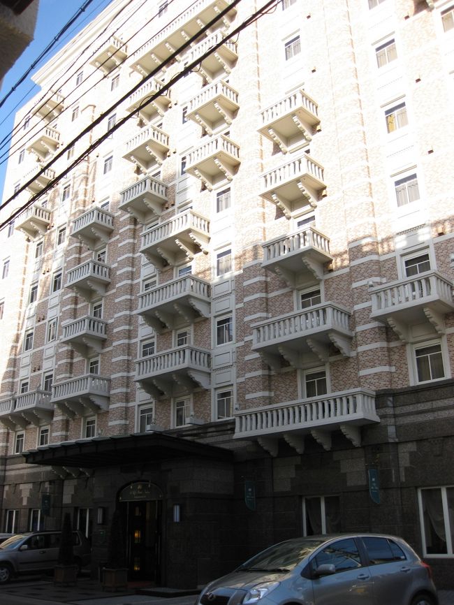 7：50にはチェックアウトをしてホテルを出発<br />外観もかなり素敵なホテルでした。でもやっぱり朝はごはんとお味噌汁が恋しいかもしれません