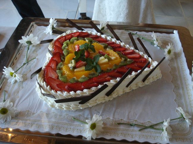 ウエディングケーキです。