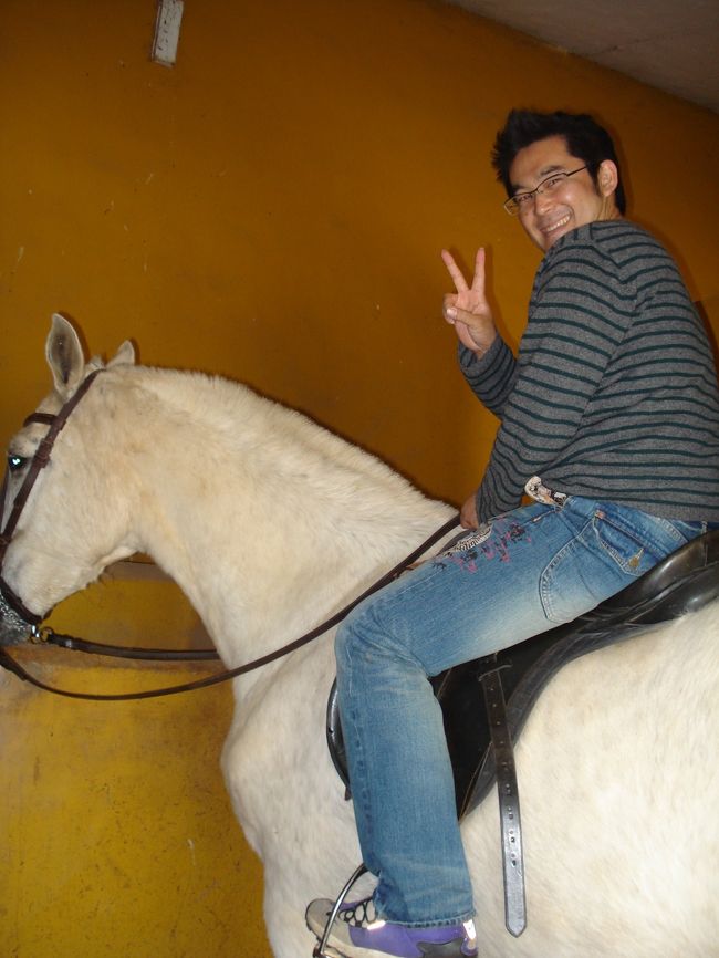 なんとか乗れました。