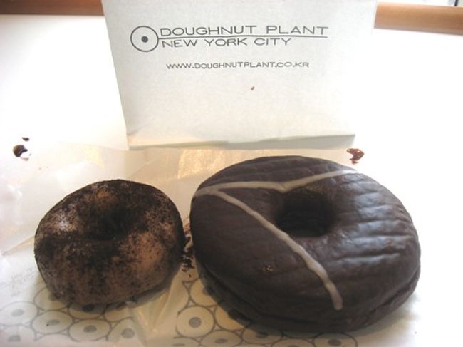 戦利品。<br /><br />右がコーヒーで左がダブルチョコだったかな。うろおぼえ。<br />サイズがでかくてびっくり。<br />チョコ好き息子大喜び。