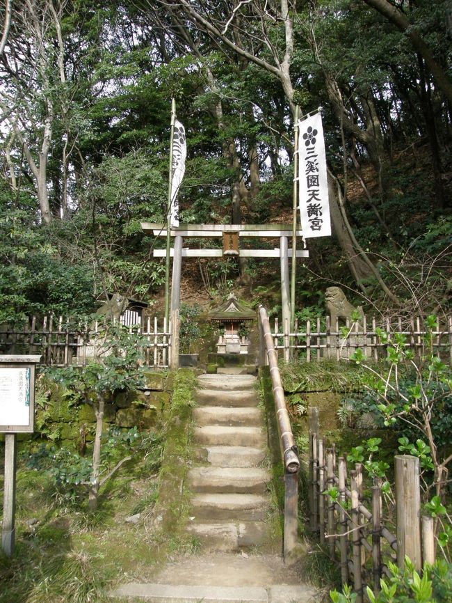 三渓園の中には神社もあるんです！