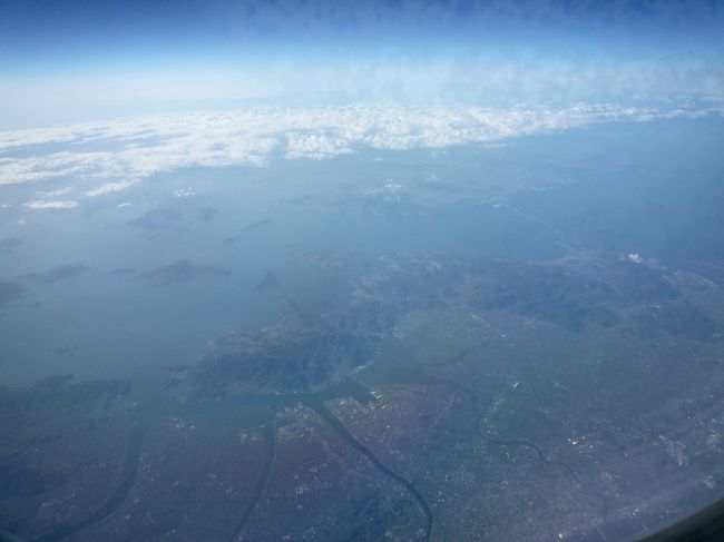 岡山市と瀬戸大橋．５月に岡山出張予定．