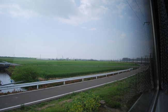 佐賀平野を走る．