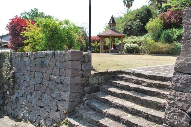 商館跡は小さな公園になっている．