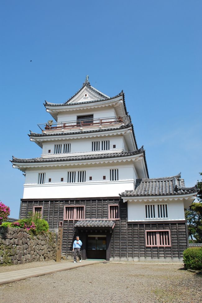 天守閣，昭和37年再建．もとの城は1718年．中は博物館．